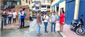 Comercio y Usuarios de Pueblo con Trabajadoras Sociales de Hidropacificp